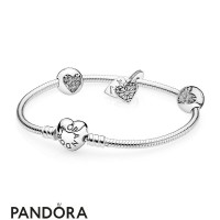 Women's Pandora Hearts Of Winter Bracelet Gift Set Jewelry Women's Pandora Hearts Of Winter Bracelet Gift Set Jewelry