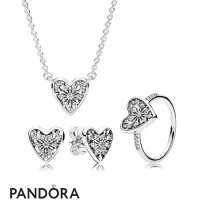 Women's Pandora Hearts Of Winter Gift Set Jewelry Women's Pandora Hearts Of Winter Gift Set Jewelry