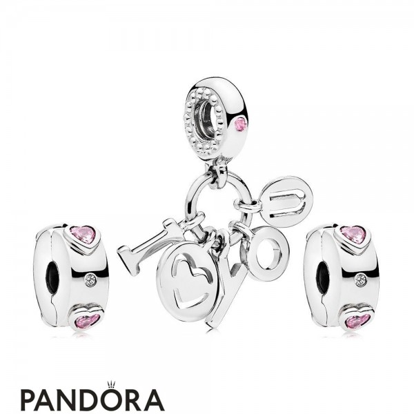 Women's Pandora I Love You Charm Pack Jewelry
