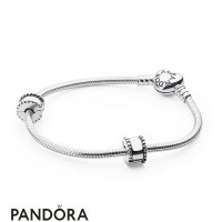Women's Pandora Iconic Pandora Holiday Gift Heart Clasp Bracelet Jewelry Women's Pandora Iconic Pandora Holiday Gift Heart Clasp Bracelet Jewelry