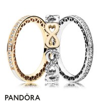 Women's Pandora Infinite Sparkle Ring Stack Jewelry Women's Pandora Infinite Sparkle Ring Stack Jewelry