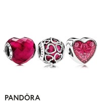 Women's Pandora Lucky In Love Fuchsia Charm Pack Outlet Jewelry Women's Pandora Lucky In Love Fuchsia Charm Pack Outlet Jewelry