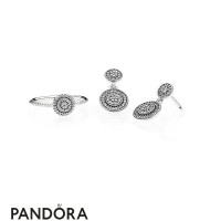 Women's Pandora Ring And Earrings Gift Jewelry Women's Pandora Ring And Earrings Gift Jewelry