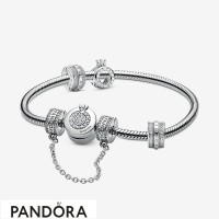 Pandora Signature Bracelet & Charms Set Jewelry Pandora Signature Bracelet & Charms Set Jewelry