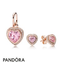 Women's Pandora Sparkling Love Rose Gift Set Jewelry Women's Pandora Sparkling Love Rose Gift Set Jewelry