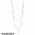 Women's Pandora Chandelier Droplets Necklace Jewelry