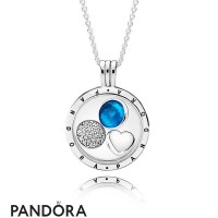 Women's Pandora December Birthstone Floating Locket Jewelry Women's Pandora December Birthstone Floating Locket Jewelry