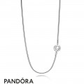 Women's Pandora Essence Collection Silver Necklace Jewelry