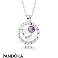 Women's Pandora February Birthstone Floating Locket Gift Set Jewelry Women's Pandora February Birthstone Floating Locket Gift Set Jewelry