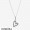 Women's Pandora Glittering Heart Pendant Necklace Jewelry