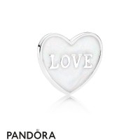 Pandora Lockets Love Heart Plate Small Silver Enamel Jewelry Pandora Lockets Love Heart Plate Small Silver Enamel Jewelry
