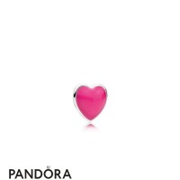 Pandora Lockets Magenta Heart Petite Charm Jewelry Pandora Lockets Magenta Heart Petite Charm Jewelry
