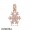 Pandora Pendants Sparkling Snowflake Pendant Pandora Rose Jewelry