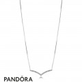 Women's Pandora Shimmering Wish Collier Necklace Jewelry