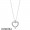 Women's Pandora Sparkling Pandora Floating Heart Locket Necklace With Pendant Jewelry