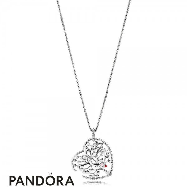 Women's Pandora Tree Of Love Necklaces Mixed Enamel Jewelry
