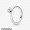 Women's Pandora Colorless Heart Solitaire Rings Jewelry