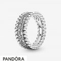 Women's Pandora Pavement And Pearl Rings Jewelry