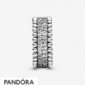 Women's Pandora Pavement And Pearl Rings Jewelry