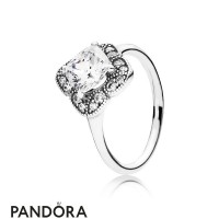 Pandora Rings Crystalized Floral Fancy Ring Jewelry