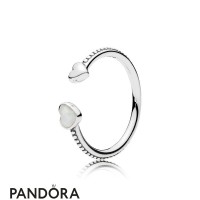 Pandora Rings Hearts Of Love Ring Silver Enamel Jewelry Pandora Rings Hearts Of Love Ring Silver Enamel Jewelry