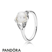 Pandora Rings Luminous Leaves Ring White Pearl Jewelry Pandora Rings Luminous Leaves Ring White Pearl Jewelry