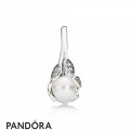 Pandora Rings Luminous Leaves Ring White Pearl Jewelry