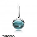 Pandora Rings Poetic Droplet Ring Aqua Blue Crystal Jewelry