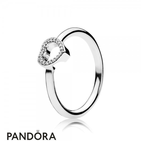 Pandora Rings Puzzle Heart Frame Ring Jewelry