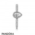 Women's Pandora Rings Radiant Teardrop Ring Jewelry