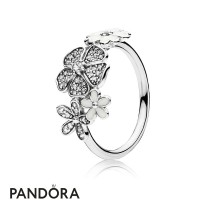 Pandora Rings Shimmering Bouquet Ring White Enamel Jewelry Pandora Rings Shimmering Bouquet Ring White Enamel Jewelry