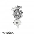 Pandora Rings Shimmering Bouquet Ring White Enamel Jewelry