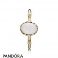 Pandora Rings Soft Sweetness Ring White Opal 14K Gold Jewelry