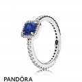 Pandora Rings Timeless Elegance True Blue Crystal Jewelry